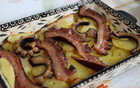 Jednostavan zimski ručak - pečeni krompir sa slaninom