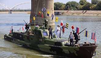 FOTO: U Novom Sadu obeležen Dan Rečne flotile