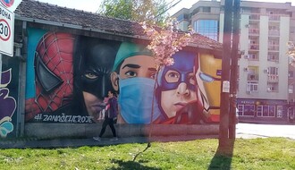 FOTO: Zašto je prekrečen mural #zanašeheroje
