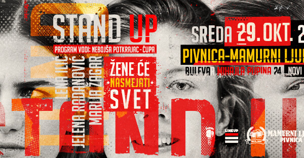 Stand up veče – Žene će nasmejati svet