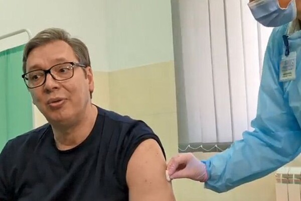 VIDEO: Aleksandar Vučić primio vakcinu protiv korona virusa