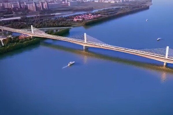 Objavljen snimak budućeg mosta preko Dunava (VIDEO)
