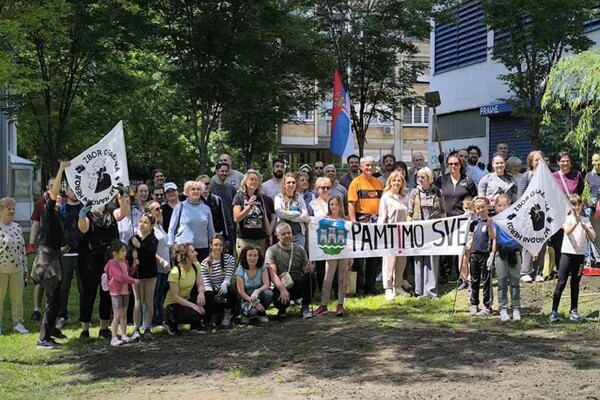 Novosađani danas "zavrnuli rukave": Akcija u MZ Narodni heroji, pored čišćenja, podsetila na žrtve fašizma (FOTO)