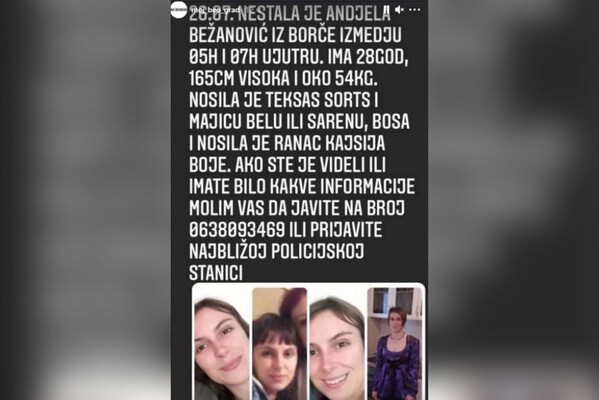 Nestala devojka iz Borče, porodica moli za pomoć