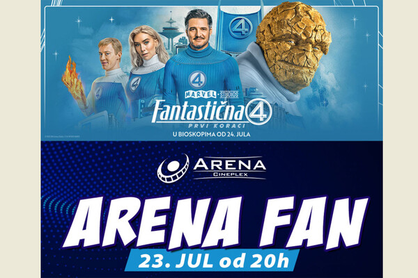 Fantastična četvorka na Arena Fan večeri u sredu