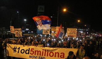 Protest "1 od 5 miliona" u Novom Sadu