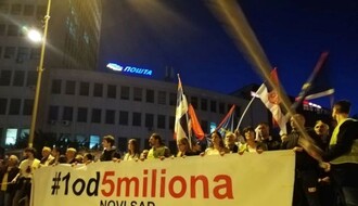 Jedanaesti protest “Jedan od pet miliona” u petak u Novom Sadu