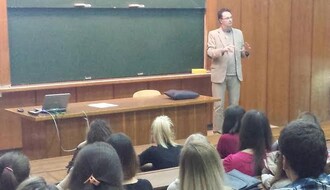 Ministar Verbić održao predavanje studentima PMF-a