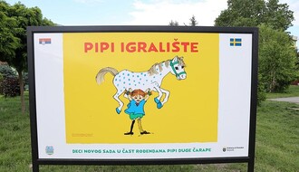 FOTO: Kroz saradnju Grada i švedske ambasade Novi Sad dobio "Pipi igralište"