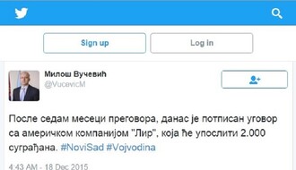 Gradonačelnik potvrdio na Twitteru: Potpisan ugovor sa Lirom