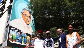 Novi mural u gradu: Mihajlo Pupin gleda na istoimeni bulevar