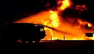 U požaru u Industrijskoj zoni izgorela hala firme Enterijer "Janković"