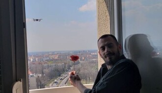 Brajan Brković: Za vreme Vučićevog govora, nadzirao me je dron (FOTO)