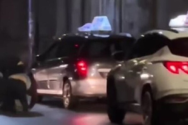 VIDEO: Dvojica taksista potukla se u Vojvode Bojovića