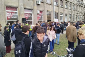 Protest studenata akademije umetnosti